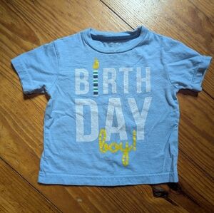 Blue Birthday Boy 12 Month T-Shirt
